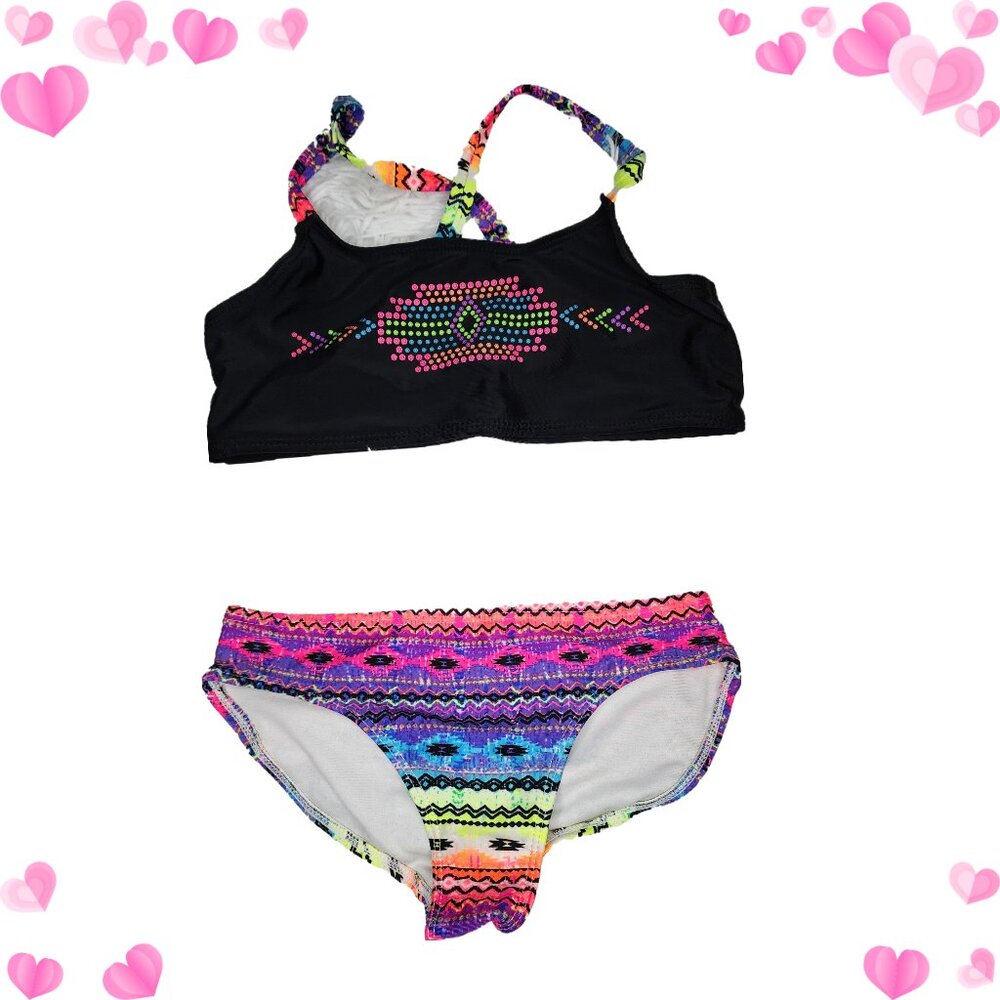 3/$10 - Black and Rainbow Bikini
